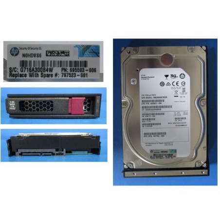 Hewlett Packard Enterprise DRV HD 2TB 6G 72K 35 SATA LP - High-Performance Storage Solution for Your Business Needs